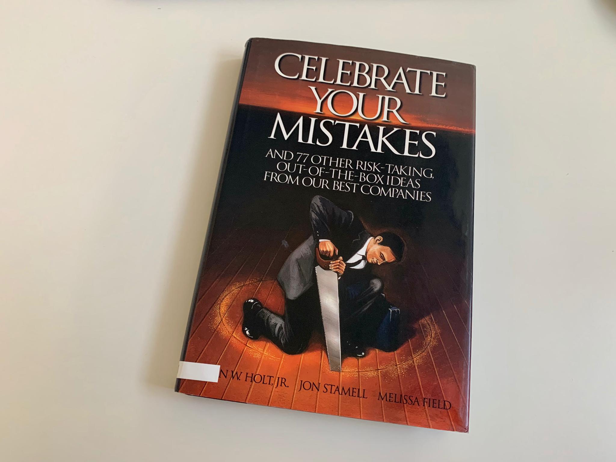 Livre Celebrate your mistakes